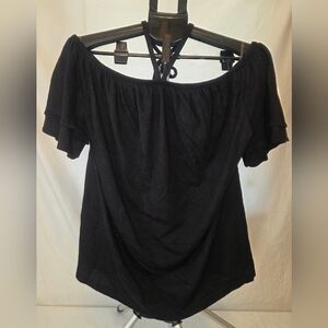 Lane Bryant Women’s Off-Shoulder Black Top